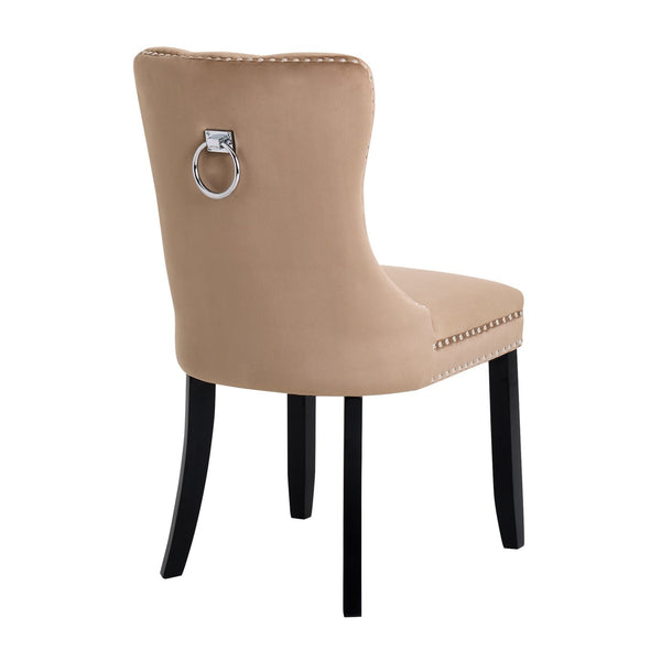 Princess Velvet Dining Chair - Taupe 17577969