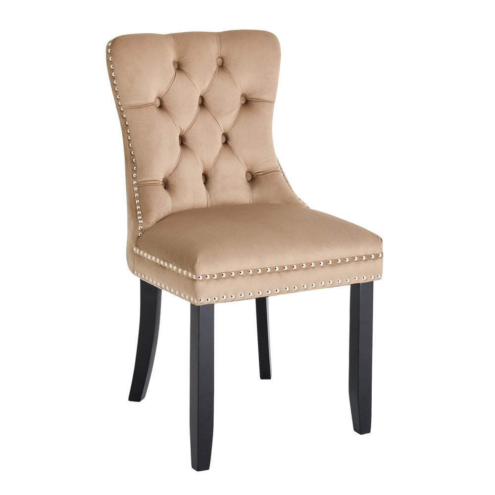Princess Velvet Dining Chair - Taupe 17577969