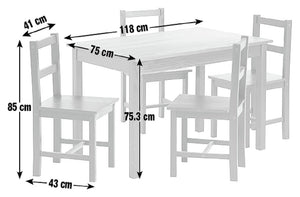 4 seater dining table set for kitchen or dining room
