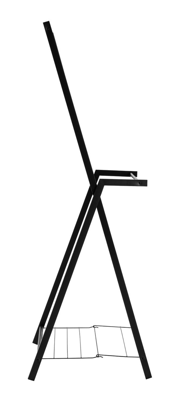 Reece Two Tier Rail with Shelf - Black 14090243