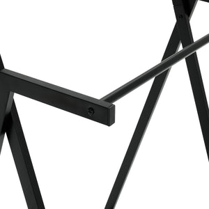 Reece Two Tier Rail with Shelf - Black 14090243
