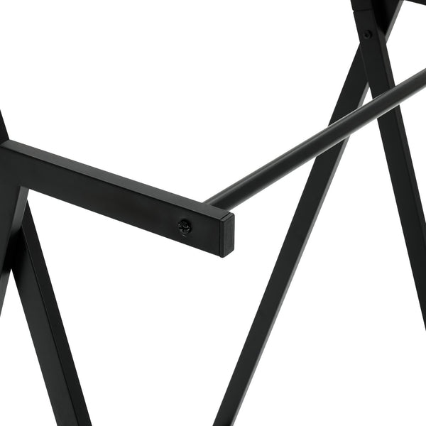 Reece Two Tier Rail with Shelf - Black 14090243