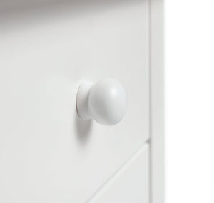 Scandinavia 3 Drawer Bedside Table - White 16200354