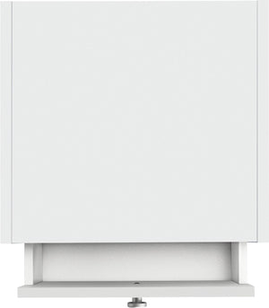 Seville 1 Drawer Bedside Table - White 11450446