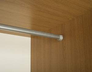 Seville 2 Door Open Shelf Wardrobe - Oak Effect 17637218