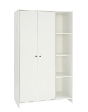 Seville 2 Door Open Shelf Wardrobe - White 17911972
