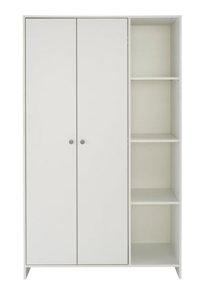 Seville 2 Door Open Shelf Wardrobe - White 17911972