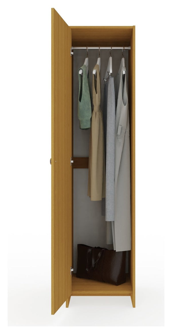 Seville 2 Piece 1 Door Wardrobe Set - Oak 14547026