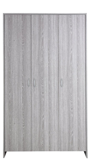 Seville 3 Door Wardrobe - Grey Oak Effect 18278432