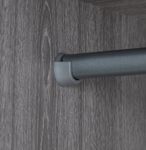 Seville 3 Door Wardrobe - Grey Oak Effect 18278432