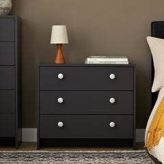 Seville 3 Drawer Chest - Anthracite 14568500