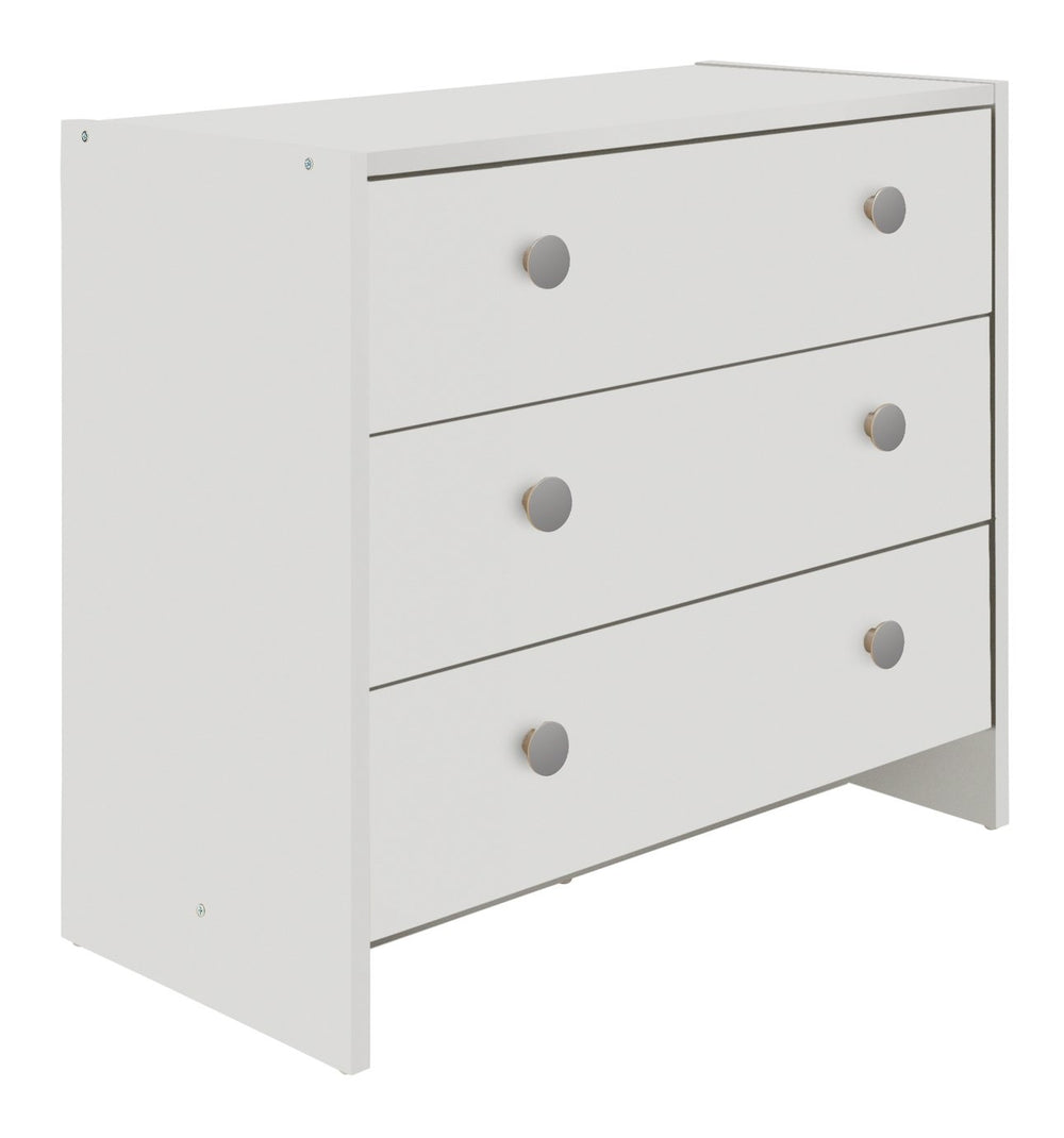 Seville 3 Drawer Chest - White 11702187