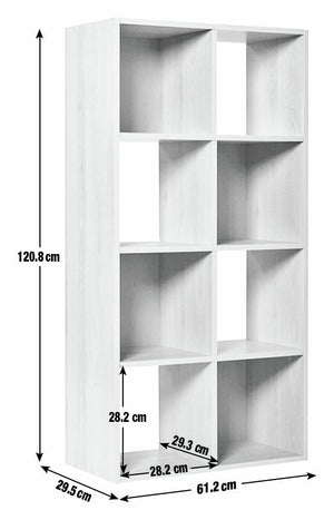 Squares 8 Cube Storage Unit - White 13130984