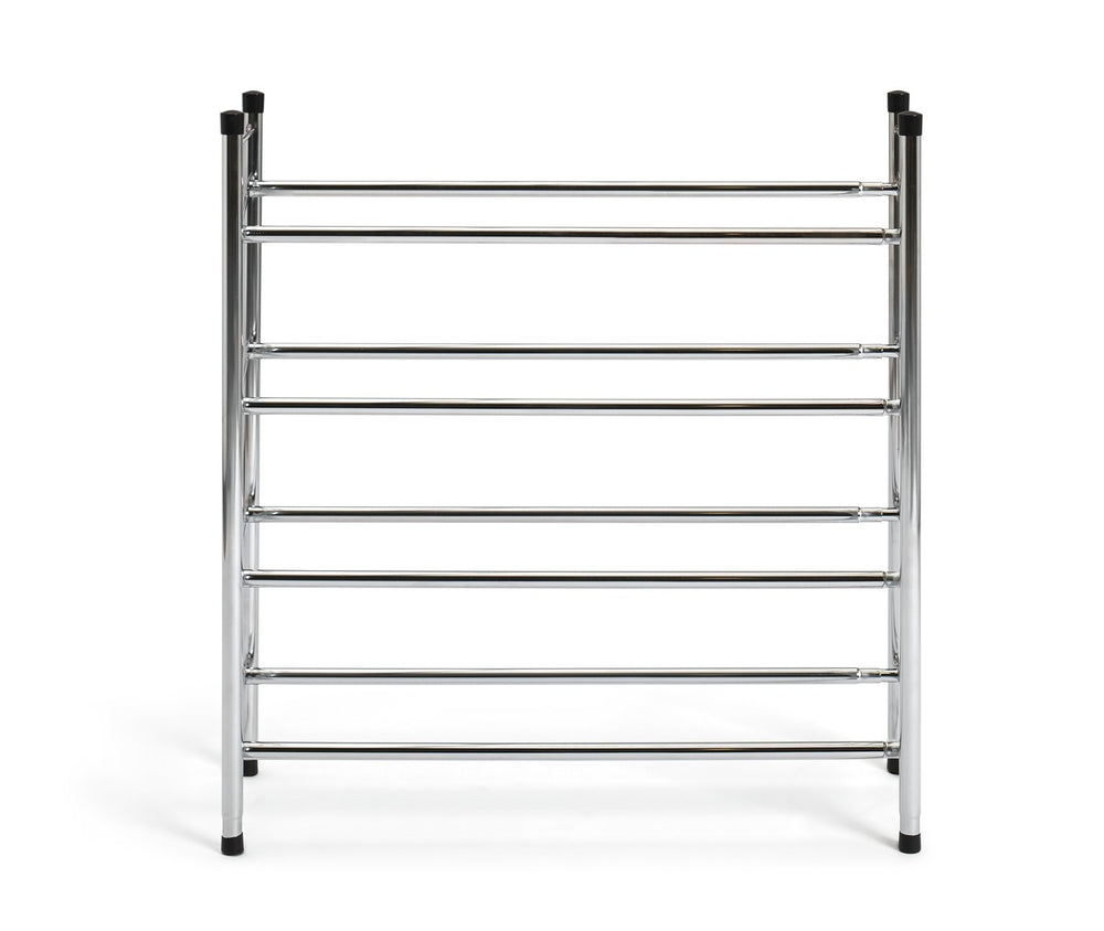 Yori 4 Shelf Extendable  Shoe Rack - Chrome 18759047