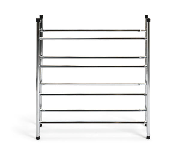 Yori 4 Shelf Extendable  Shoe Rack - Chrome 18759047