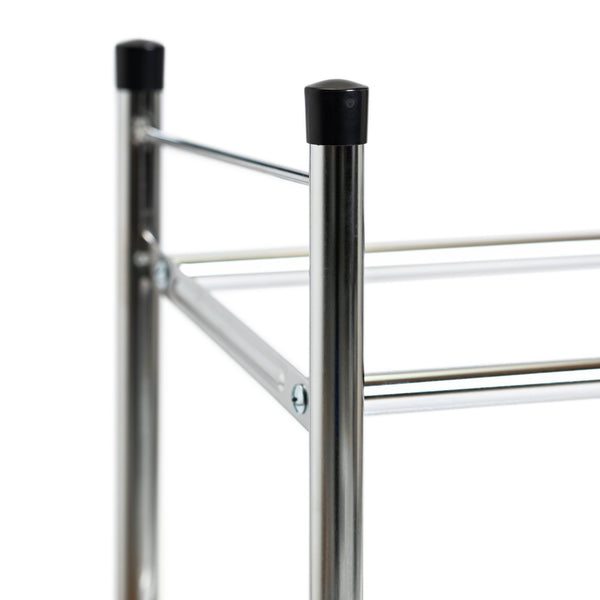 Yori 4 Shelf Extendable  Shoe Rack - Chrome 18759047
