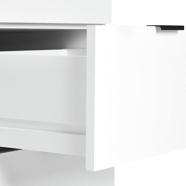 Zeke 1 Door 2 Drawer Wardrobe - White 17694608