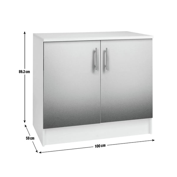 Athina 1000mm base unit grey 17634015