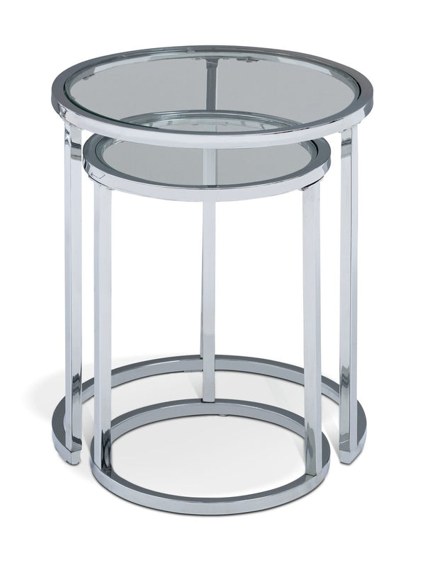 Home Boutique Nest of 2 Tables - Silver 13208706
