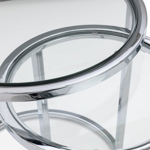 Home Boutique Nest of 2 Tables - Silver 13208706