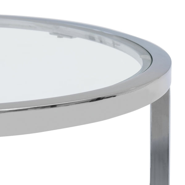 Home Boutique Nest of 2 Tables - Silver 13208706