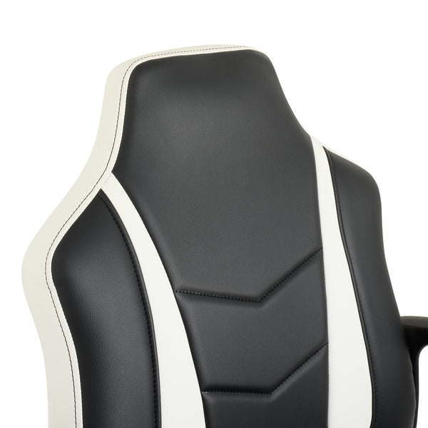 Faux Leather Gaming Chair - White 17652451