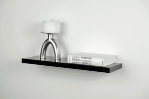 Jak 60cm Floating Shelf - Black Gloss 18753816