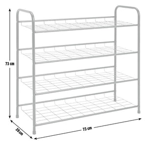 Home Jorn 4 Shelf Shoe Storage Rack - Black 15798946
