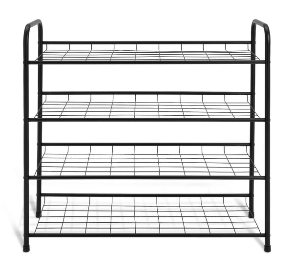 Home Jorn 4 Shelf Shoe Storage Rack - Black 15798946