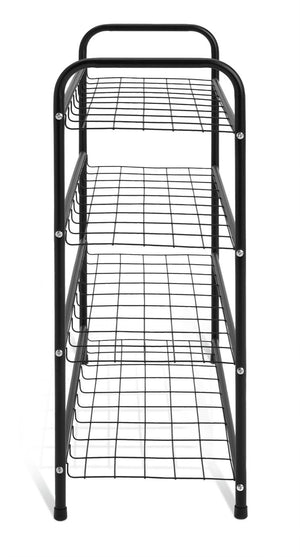 Home Jorn 4 Shelf Shoe Storage Rack - Black 15798946