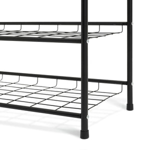 Home Jorn 4 Shelf Shoe Storage Rack - Black 15798946