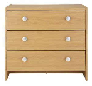 Seville 3 Drawer Chest of Drawers - Oak Effect 18861258