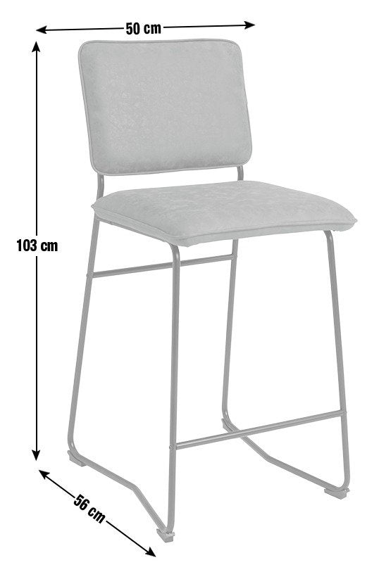 Argos Home Loft Living Bar Stool - Brown 12259471