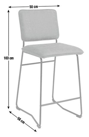 Argos Home Loft Living Bar Stool - Brown 12259471