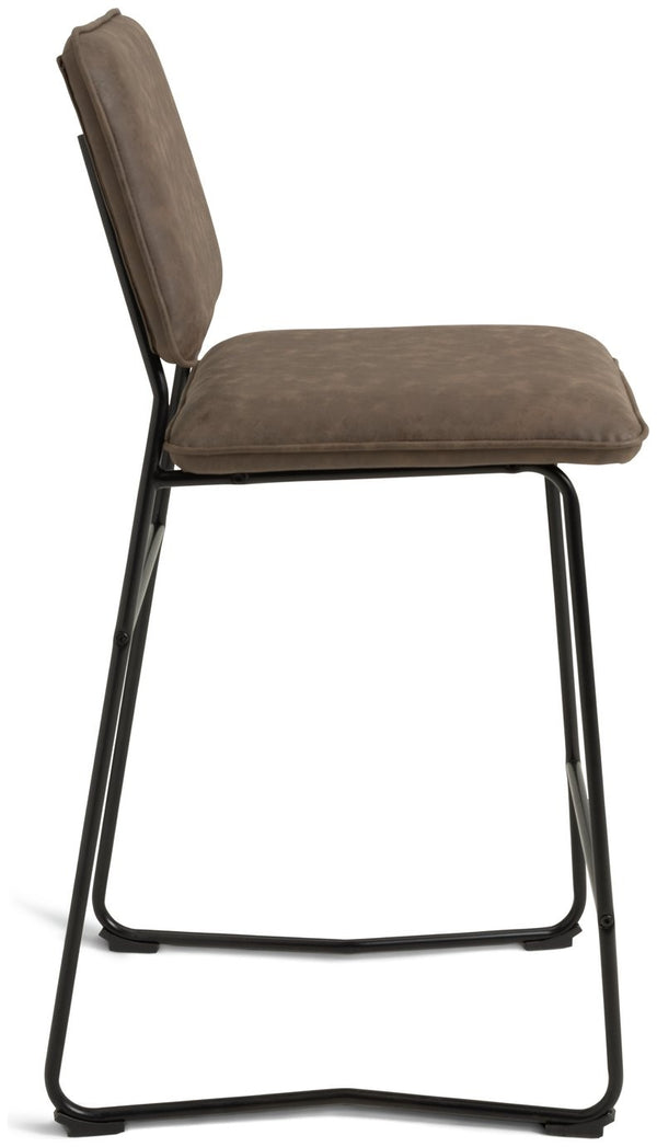 Argos Home Loft Living Bar Stool - Brown 12259471