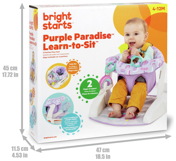Bright Starts Learn to Sit Feeding Booster Seat – Purple 17261206
