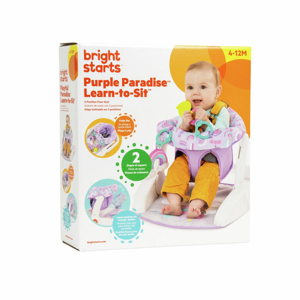 Bright Starts Learn to Sit Feeding Booster Seat – Purple 17261206