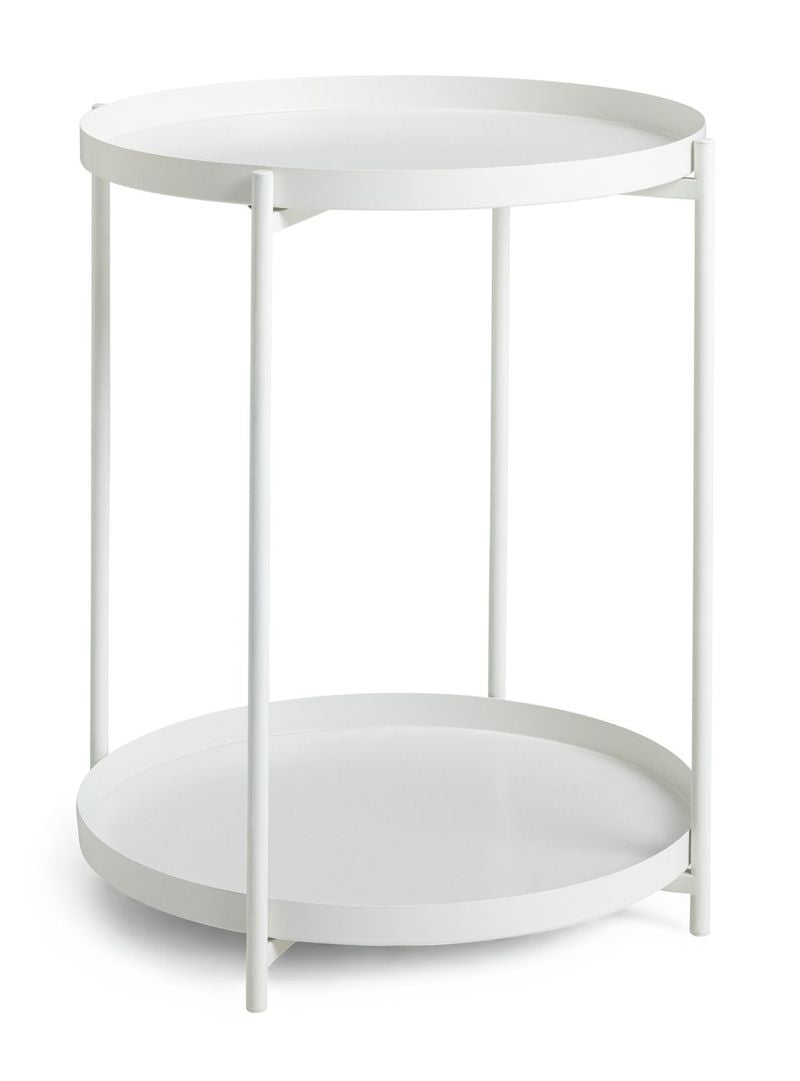 Habitat Rex Side Table - White 12725637