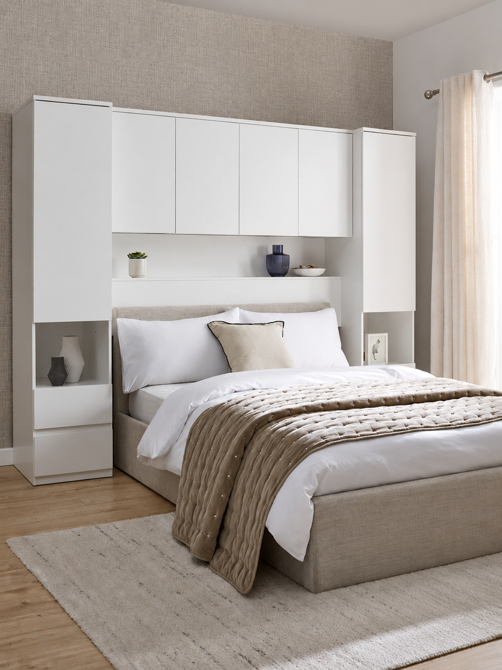 Lisson Overbed Unit - White W9Z00