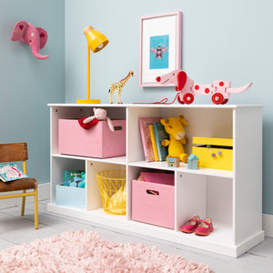 Cube Storage Unit in White