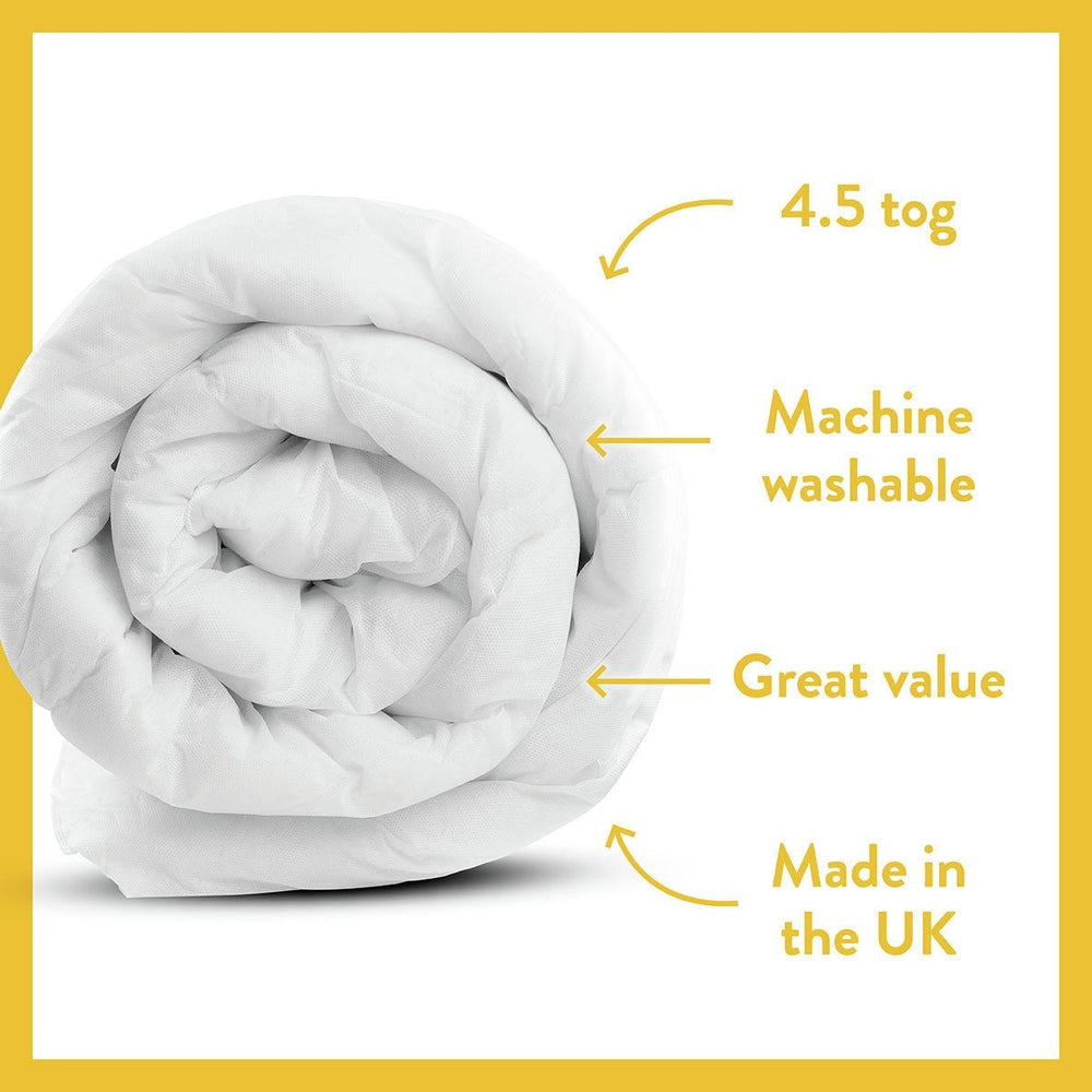 Dreamwell Light Weight 4.5 Tog Duvet - Single 12728823