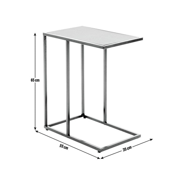 Loft Living C Shape End Table - Black 19410907