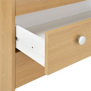Seville 3 Drawer Chest of Drawers - Oak Effect 18861258