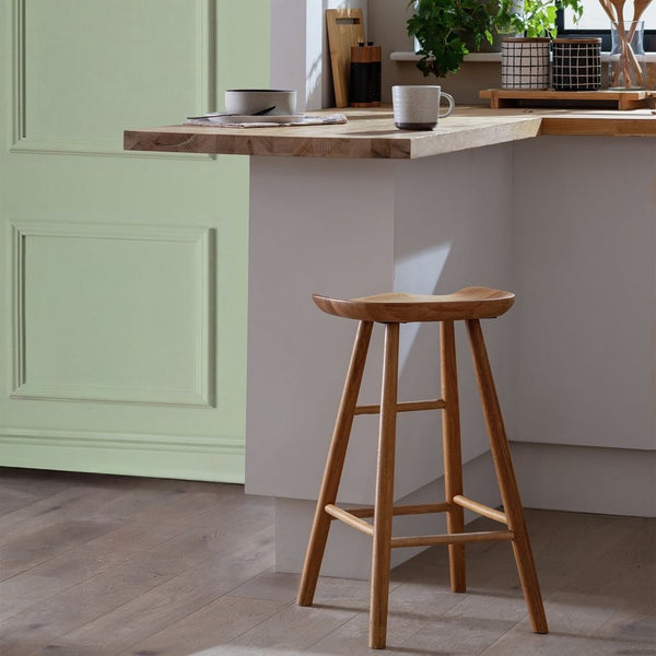 Habitat Barnwell Oak Tall Stool - Natural 13448298