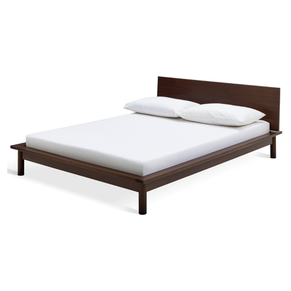 Habitat akio small double bed walnut 17161052