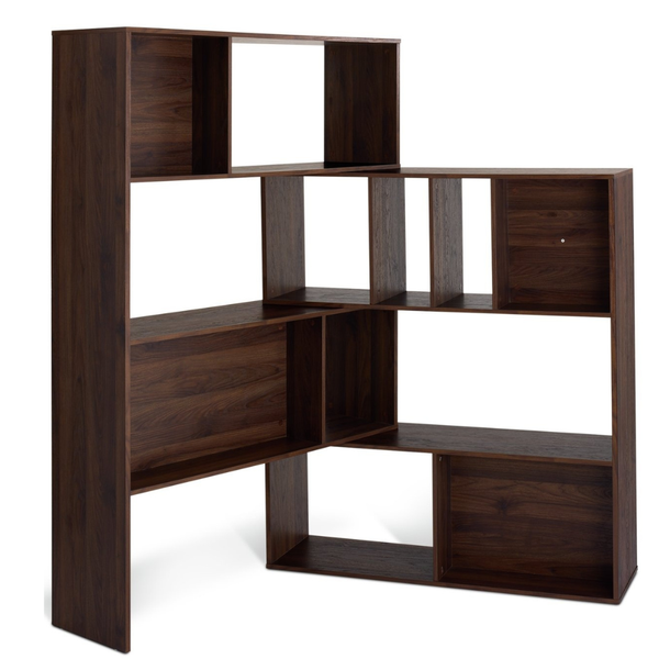 Habitat atwood extendable shelf unit walnut 17753824