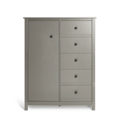 Habitat brooklyn short wardrobe grey 17656691