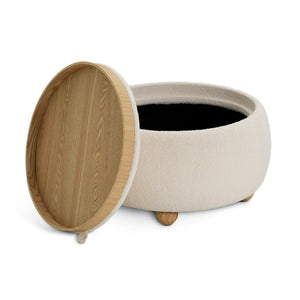 Habitat Adeline Round Coffee Table - Cream 14373843
