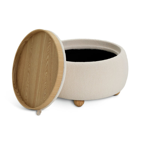 Habitat Adeline Round Coffee Table - Cream 14373843