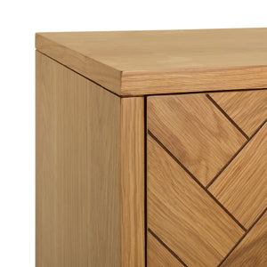 Habitat Afram 2 Door 1 Drawer TV Unit - Natural 14545509